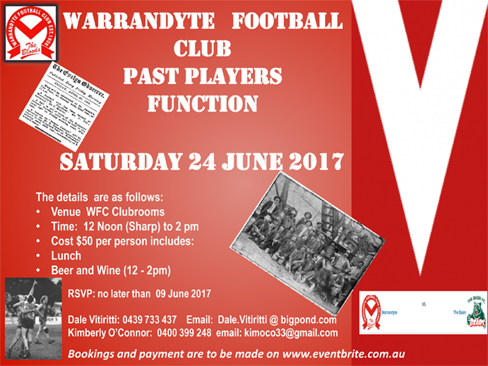 Past Players Lunch – June 24 2017