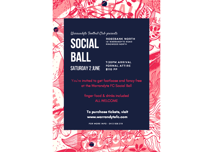WFC Social Ball at Rosebank