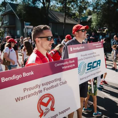 Volunteers-WFC-4 Bendigo Bank Warrandyte Loyal Supporters of WFC